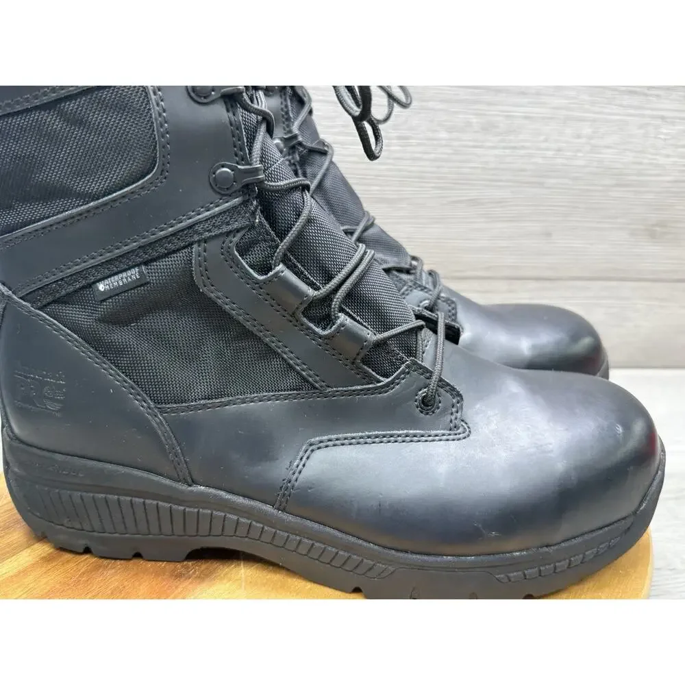 Timberland Pro Composite Toe MENS POLICE DUTY IN Black 1165A Size 10